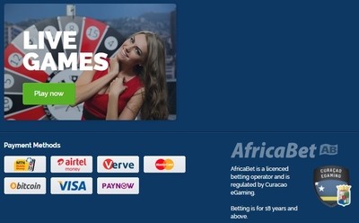 AfricaBet Casino Banking